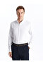 Slim Fit Long Sleeve Dobby Men's Shirt