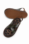 Women's Green Poly Sole Comfortable Cross-Strap Sandals - 2