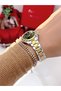 Steel Strap 2 Year Warranty 3 Atm Waterproof Women's Wristwatch + Bracelet Gift - 6
