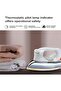- Heavy Dry Iron, 6 Adjustable Cloth Settings, Ceramic Oil Coated Soleplate, Auto-Cut Off, Si - 5