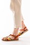 Zri̇n-205-02 Premium Multi Orthopedic Genuine Leather Women's Sandals - 5