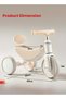 Baby Tricycle for Kids 18 Months –3 Years with Music & Lights, Ride On Toys for Boys & Girls- White - 4