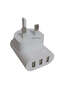 3-Port USB Plug Main Koppla Plug - 3