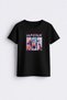 K-Pop Demon Hunters Printed Crew Neck Black Kids T-Shirt T-Shirt
