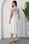 Crew Neck Glitter Sequin Lace Dress Bal169 - 8