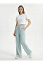 Women's Mint Elastic Waist Soft Textured Velvet Sweatpants Nj107 - 2