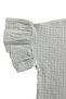 Floral Patterned Wrinkled Fabric Lycra Gathered Sleeve Girls' Set - 6