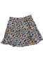 Floral Patterned Wrinkled Fabric Lycra Gathered Sleeve Girls' Set - 5
