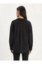 Women's Black Gold Button Accessory Poplin Shirt 7508 60283943 - 4