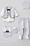 Baby Set Cotton 5 Piece Baby Boy Set 0-3 Months