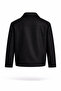 Men's Black Premium Relax Fit Zippered Short Jacket - 2