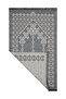 My Evilla Seccade Lightweight Foldable Washable Prayer Mat with Stylish Motifs, Dowry Box and Gift, Gray 3 - 4