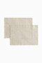 2-pack linen-blend place mats