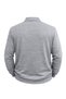 Men's Large Size Gray Polo Collar Striped Zippered Knitwear Sweater 3Xl-4Xl-5Xl-6Xl - 5