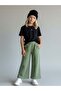 Girl's Wide-Legged Cotton Sweatpants - 8