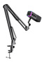 Gamenote GK71 Pro RGB Yayıncı Mikrofonu, 24-Bit, 192kHz, XLR & Type-C, Stantlı - 4