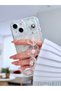 Pink Flower Design Flexible Silicone Case with Holder, Compatible with iPhone 15 - 14 and 13 - 3