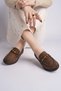 Aureva Bead Detailed Suede Women's Casual Loafer Shoes - 3