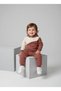 Baby Hooded Tracksuit Set 100% Cotton – Available in Purple, Brown, Khaki, Salmon Colors – Unisex - 3