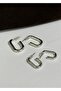 Set of 4 Oval Earrings - 3
