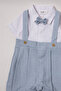 Woven Golf Jumpsuit (Little Sir) Blue - 3