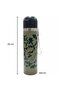 300 ml Steel Camouflage Thermos 25 cm Black Lid with Strap and Drawstring Portable Flask – Hot & Cold Drink - 2