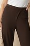 Women's High Waist Wide Leg Pleated Palazzo Trousers - 2
