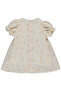 Woven Dress (Flowery) Beige - 2