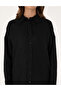 Black Oversize Long Sleeve 100% Linen Shirt 50301078-Vr046 - 6