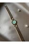 Retro Minimal Metal Band Vintage Women Wristwatch Round Case - 6