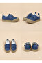 Genuine Leather Denim Blue Boys' Sports Shoes - 2