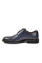3520 Genuine Leather Navy Blue Men's Casual Shoes - 3