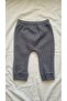Two-Piece Baby Set with Cat Figure, Striped Sleeves and Ribbed Pants - 4