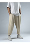 Pleated Beige Men's Jogger Pants Coc2854