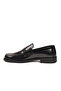 3577 Genuine Leather Black Patent Leather Men's Casual Shoes - 3