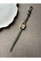 Retro Minimal Leather Cord Vintage Women's Wristwatch - 5