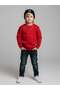 Boy's Crew Neck Sweatshirt with Stitching Detail - 6