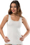 6 Pieces, Camisole Women's Undershirt, Cotton & Lycra, Wide Lace Straps