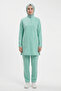 Bermuda Lycra Hijab Scrubs Doctor Nurse Uniform Set