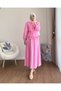 Women's Lace Detailed Paris Skirt Suit - Pink