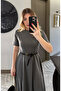 Gray Short Sleeve Dress - 261013 - 3
