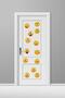 Funny Faces Emoji Shower Cabin Door Wall Cabinet Sticker