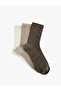 Set of 3 Textured Socks
