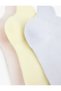 Cotton Basic 3-Piece Booties Socks Set - 3