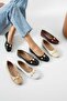 Flat Orthopedic Sole Daily Ballet Flats with Pearl Accessories - 2
