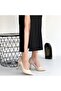 Cerin Beige Skin Heeled Shoes - 4