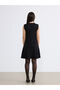 Soulifeblack Petite Crew Neck A-Line Peplum Mini Dress - 3