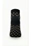 Women's Cotton Black Ankle-Length Socks – Heart Figured (2 Pairs) - 3