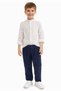 Limi̇ Men's Children's Soft Texture Summer Hooded Jacket Pants Muslin Shirt 3-Piece Set - 2