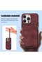 Lux Velvet Case with Wallet and Stand Function Compatible with iPhone 16 Pro (6.3 Inch) - 6